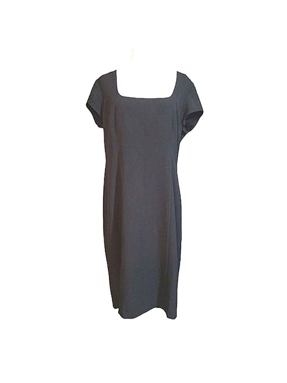 Shape Fx Shapewear Sheath Black Dress Size 18